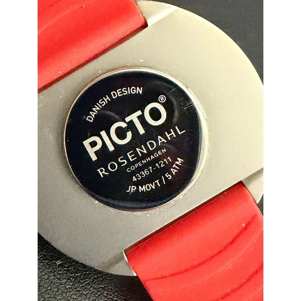 Picto Rosendahl Copenhagen Watch Red READ